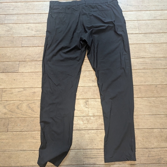 Men's Desert Dunes Black Lightweight Straight Leg Pants Size 38x32 - Picture 5 of 6